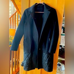 Roam Far Wool Coat- Lululemon. Heathered black